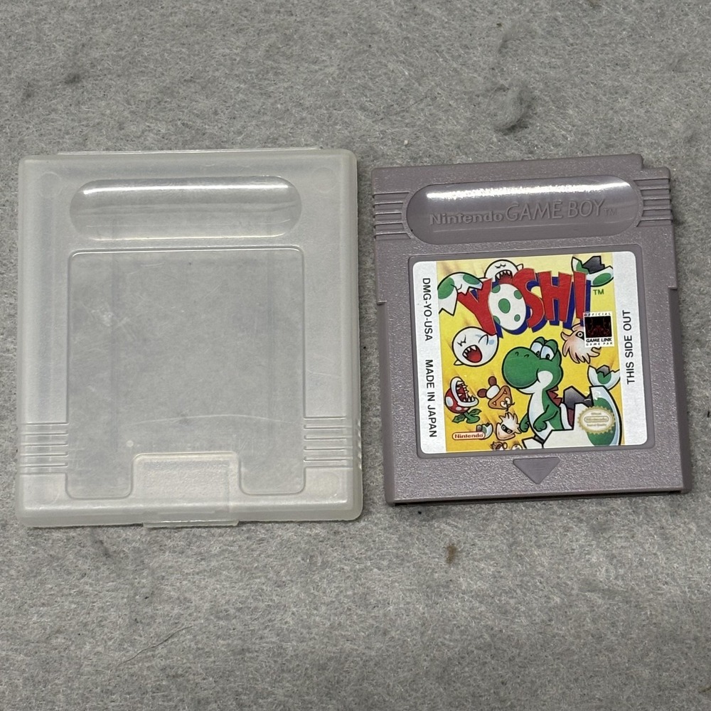 Vintage Yoshi Nintendo Game Boy Video Game Cartridge DMG-YO-USA Made In Japan